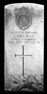 Jack Hillman Headstone